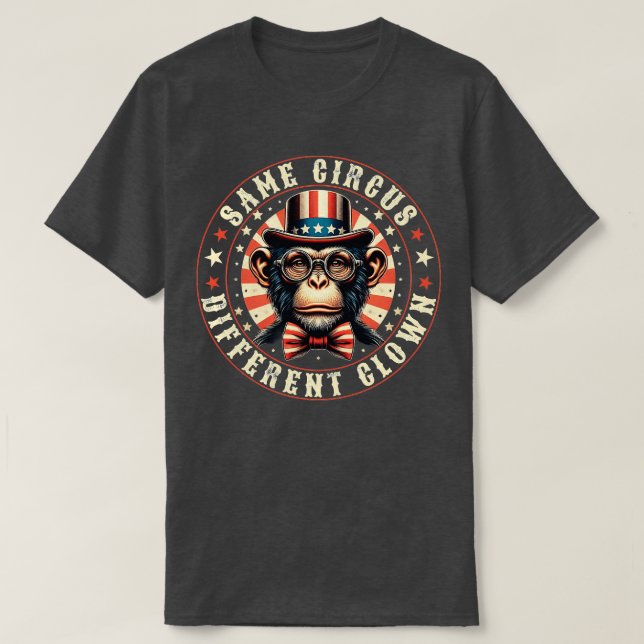 Samma cirkus annorlunda Clown T Shirt (Design framsida)