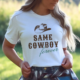 Samma Cowboy Forever Bachelorette Helg T Shirt