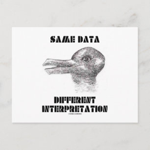 Samma datakonfiguration (kanin Anka) Vykort