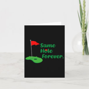 Samma Hål Forever Golf Bachelor Party Bachelorette Kort