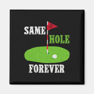 Samma Hål Forever Groom Bachelor Party Funny Golf Magnet
