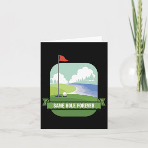 Samma Hål Forever-lej Golf Bachelor-fest förvi Kort