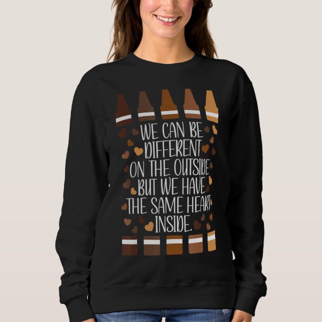 Samma hjärta innanför svart historiemånad i Afrika T Shirt (Framsida)