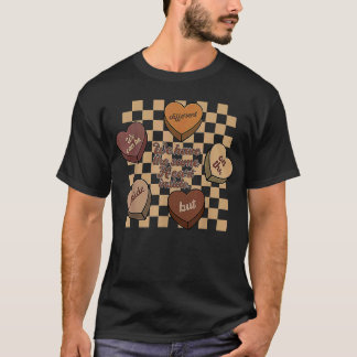 Samma hjärtrytm i hjärtsvart historia Retro me ke T Shirt