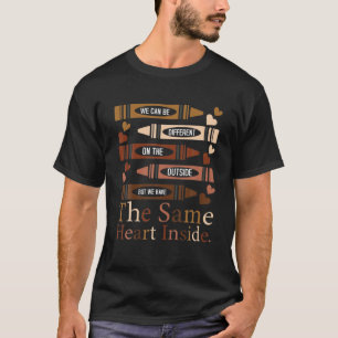 Samma hjärtsvarta historik, månaden African Americ T Shirt