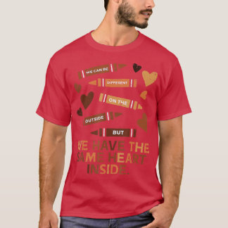 Samma hjärtsvarta historik, månaden African Americ T Shirt