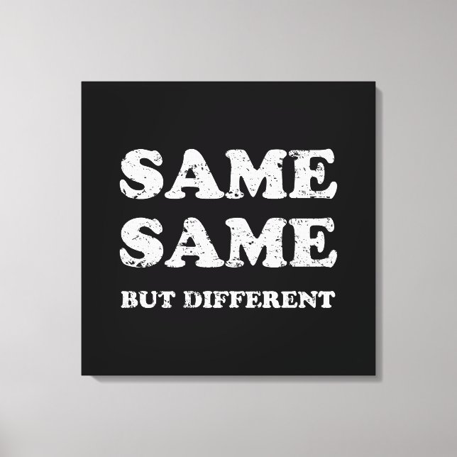 SAMMA MEN OLIKA CANVASTRYCK (Framsida)