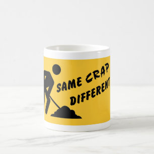 Samma skiter, den olika dagen kaffemugg