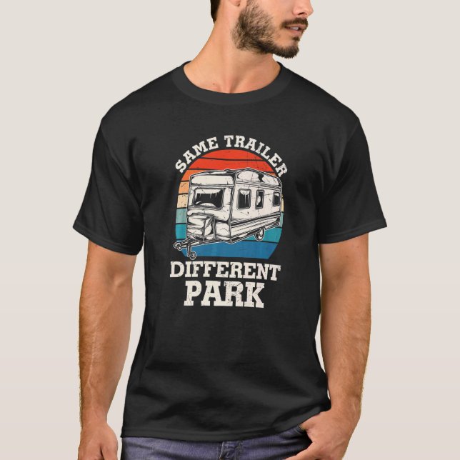Samma släpvagn med olika Rv Camping Rv Camper T Shirt (Framsida)