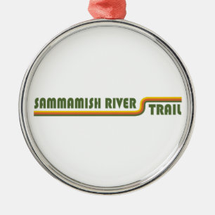 Sammamish River Trail Washington Julgransprydnad Metall