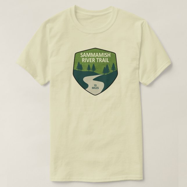 Sammamish River Trail Washington T Shirt (Design framsida)