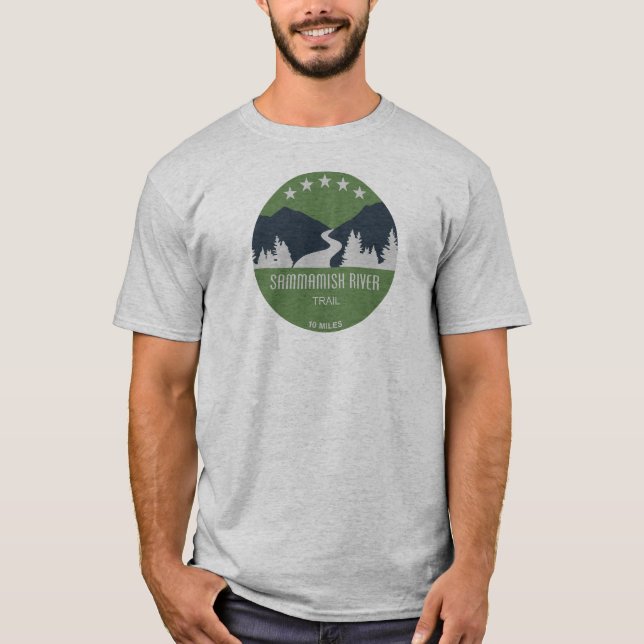Sammamish River Trail Washington T Shirt (Framsida)