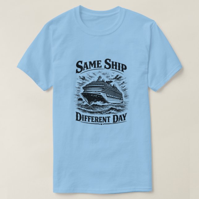 Samman Fartyg Olika Dag T-shirt (Design framsida)