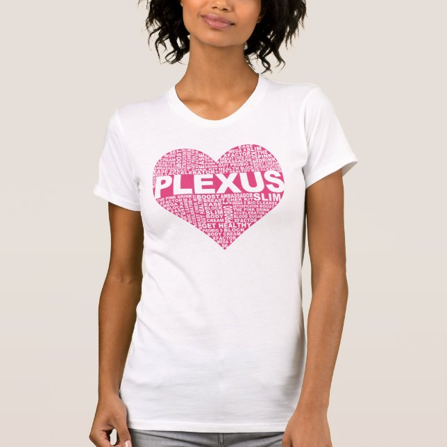 Sammanbrott T för för Plexushjärtatank/tshirt T-shirt (Framsida)