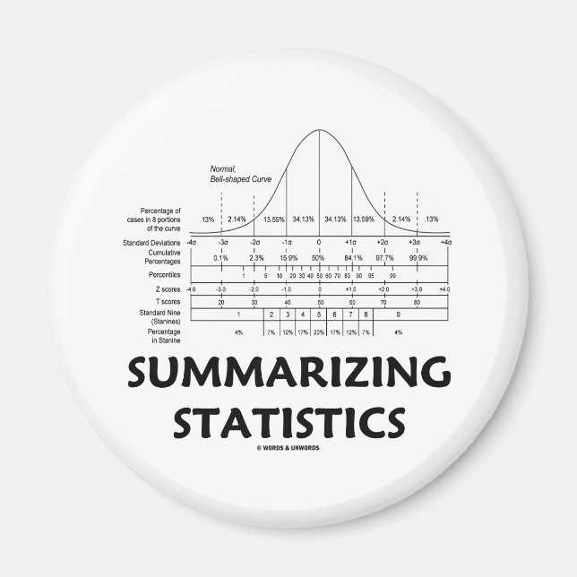 Sammanfatta statistik magnet (Framsidan)