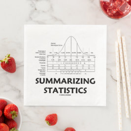 Sammanfatta Statistik - normalfördelningskurva Pappersservett