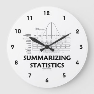 Sammanfatta Statistik - normalfördelningskurva Stor Klocka