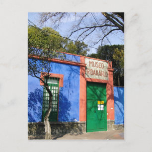 Sammanfattning av det blå huset i Coyoacan, där Fr Vykort