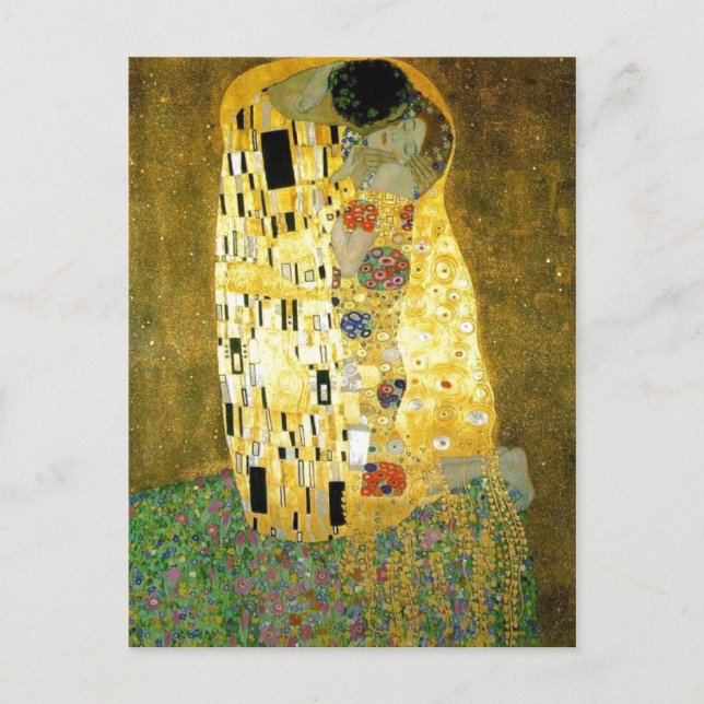 Sammanfattning Beskrivning Gustav Klimts målning w Vykort (Framsida)