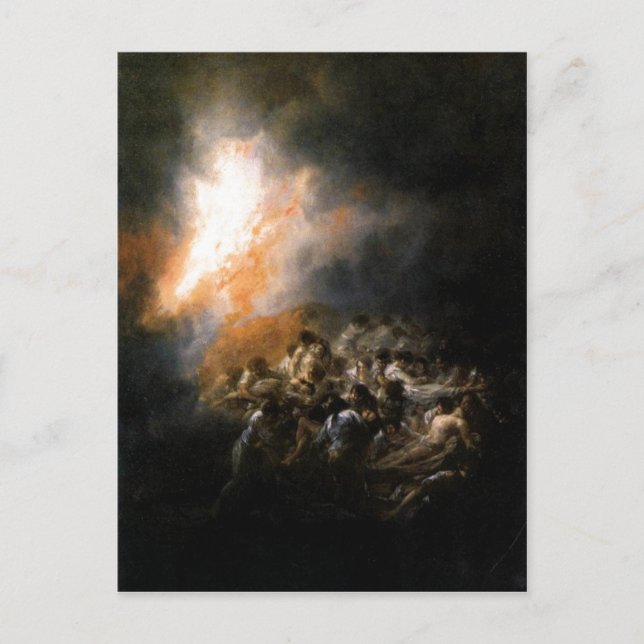 Sammanfattning Beskrivning Incendio, fuego de noch Vykort (Framsida)