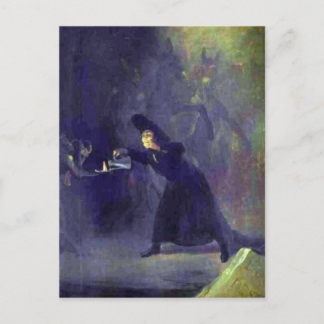 Sammanfattning Francisco de Goya: Bewitched Man (c Vykort (Framsida)