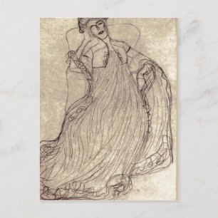 Sammanfattning Klimt, Gustav Studie f?r das Gem?ld Vykort