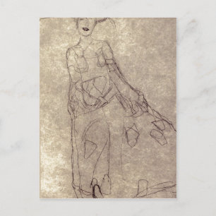 Sammanfattning Klimt, Gustav Studie f?r das Gem?ld Vykort