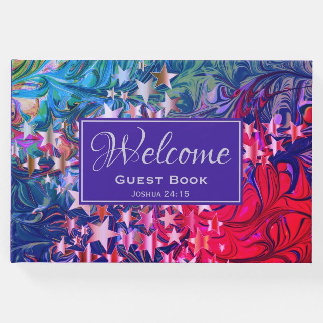 SAMMANFATTNING Vinter Violett | Julstjärnor | VÄLK Gästböcker (Framsida)