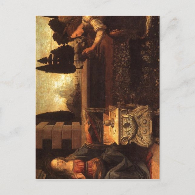 Sammanfattningsbeskrivning Leonardo da Vinci, Annu Vykort (Framsida)
