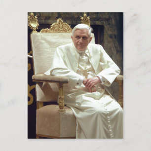 Sammanfattningsbeskrivning Pope Benedictus XVI - ä Vykort