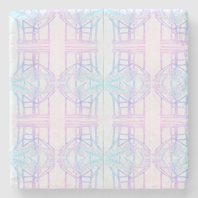 Sammanflätad Abstrakt  Stenunderlägg (Framsidan)