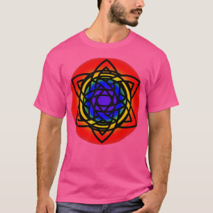 Sammanflätad Celtic Rainbow Star T Shirt