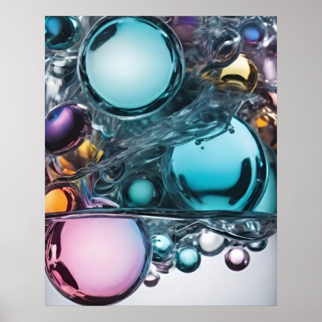 Sammanflätade reflekterande områden poster (Framsidan)