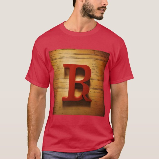 Sammanflätat "B T Shirt (Framsida)