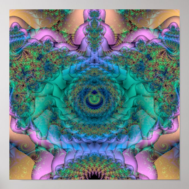 Sammanflätning (12 x 12 tum) av konsthandling Post Poster (Framsidan)