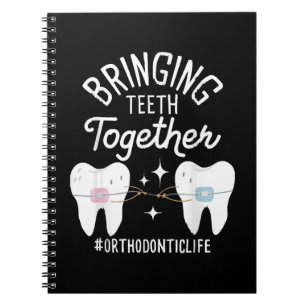 Sammanfogning av Teeth - Orthodontist Anteckningsbok