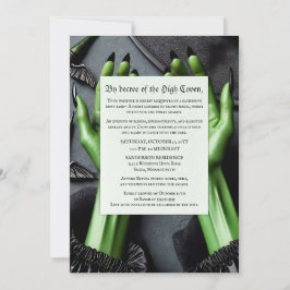 Sammankallande av Shadows Witches Halloween fest Inbjudningar