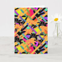 Sammanknuten Blommig Vikbar Välkomstkort