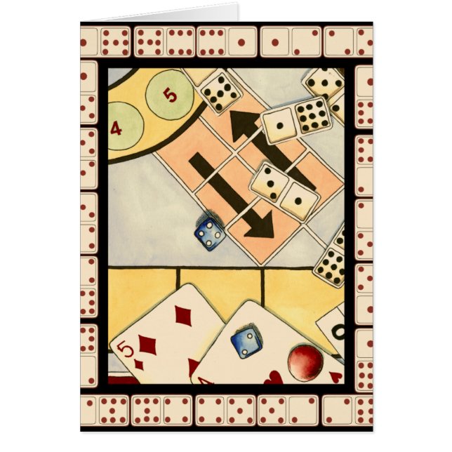 Sammankomst av matcher i Chance Hälsningskort (Framsidan)