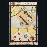 Sammankomst av matcher i Chance Kökshandduk<br><div class="desc">Det finns ingen regler i detta hopkok av hasardspel. Vill du spela kort? Vad sägs om vissa dominoer? Du kanske vill rulla disen och se vad som kommer upp? Ta en chans på den här målningen idag!</div>