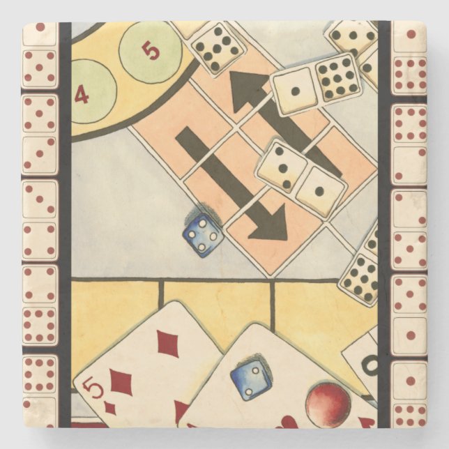 Sammankomst av matcher i Chance Underlägg Sten (Framsidan)