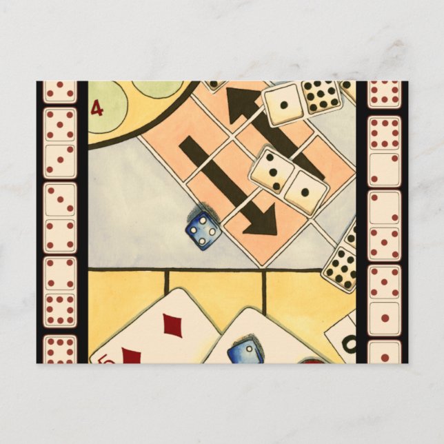 Sammankomst av matcher i Chance Vykort (Framsida)