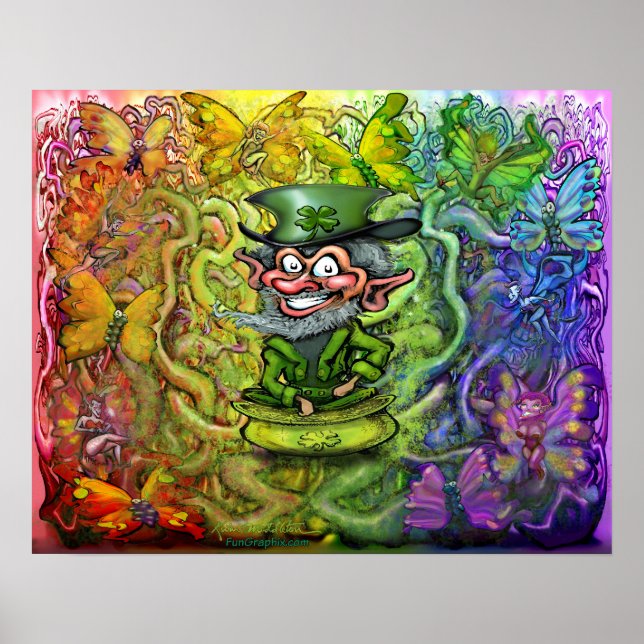Sammankopplad St. Patrick's Rainbow Magic Poster (Framsidan)