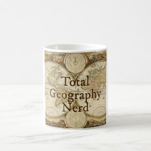 Sammanlagd geografiNerdmugg Kaffemugg