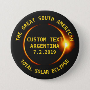 Sammanlagd sol- förmörkelse 2019 Argentina, South Knapp