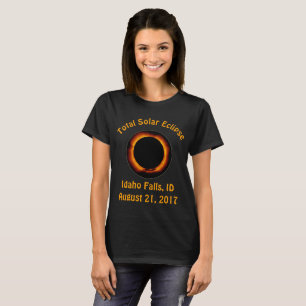 Sammanlagd sol- förmörkelse (den Idaho nedgånga Tee Shirt