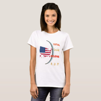 Sammanlagd sol- förmörkelse USA Aug 21st. Var T-shirt