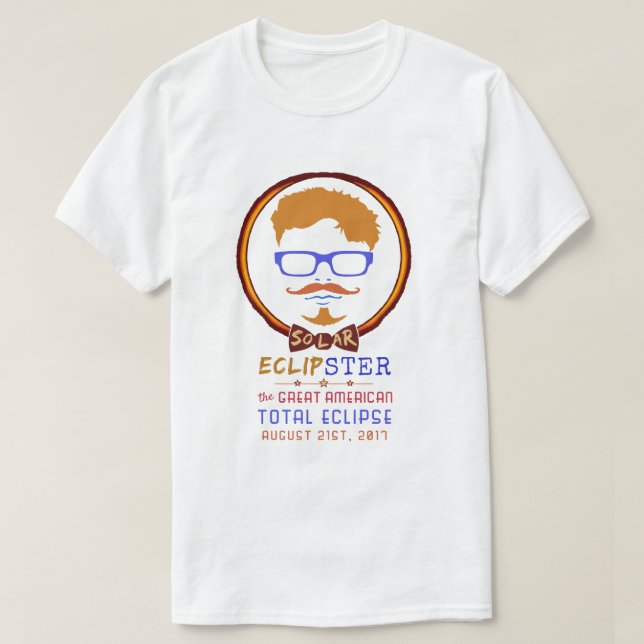 Sammanlagd sol- förmörkelseAugusti 21 2017 rolig T Shirt (Design framsida)