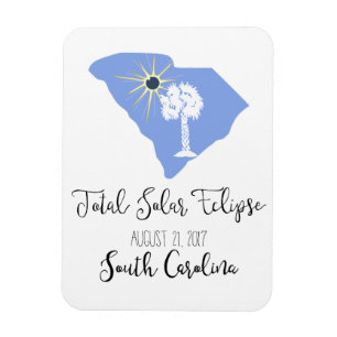 Sammanlagd sol- förmörkelseSouth Carolina magnet