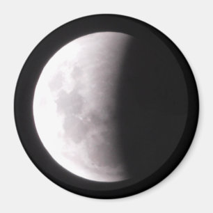 Sammanlagt Lunar Ecslipse fullmånefoto Magnet